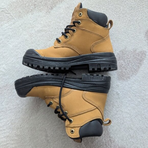 Aggressor Womens Steel Toe Construction Work Boots Like New size 8 - Picture 4 of 8